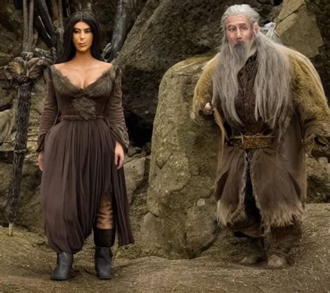 is kim kardashian a hobbit.